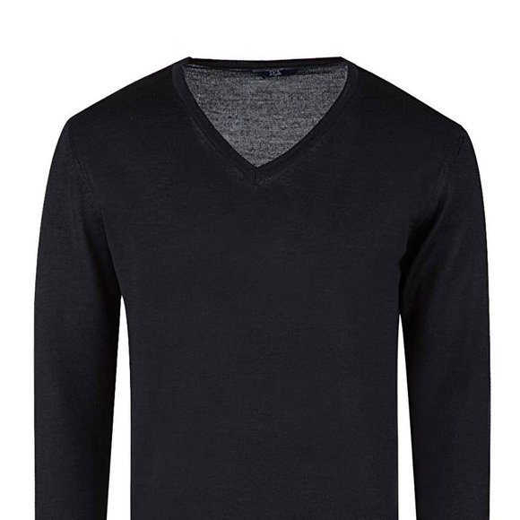 DAMAT Black Vneck Knitwear - Picture 1 of 3